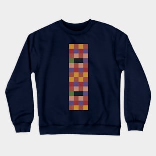 African Mosaic Game Blue Crewneck Sweatshirt